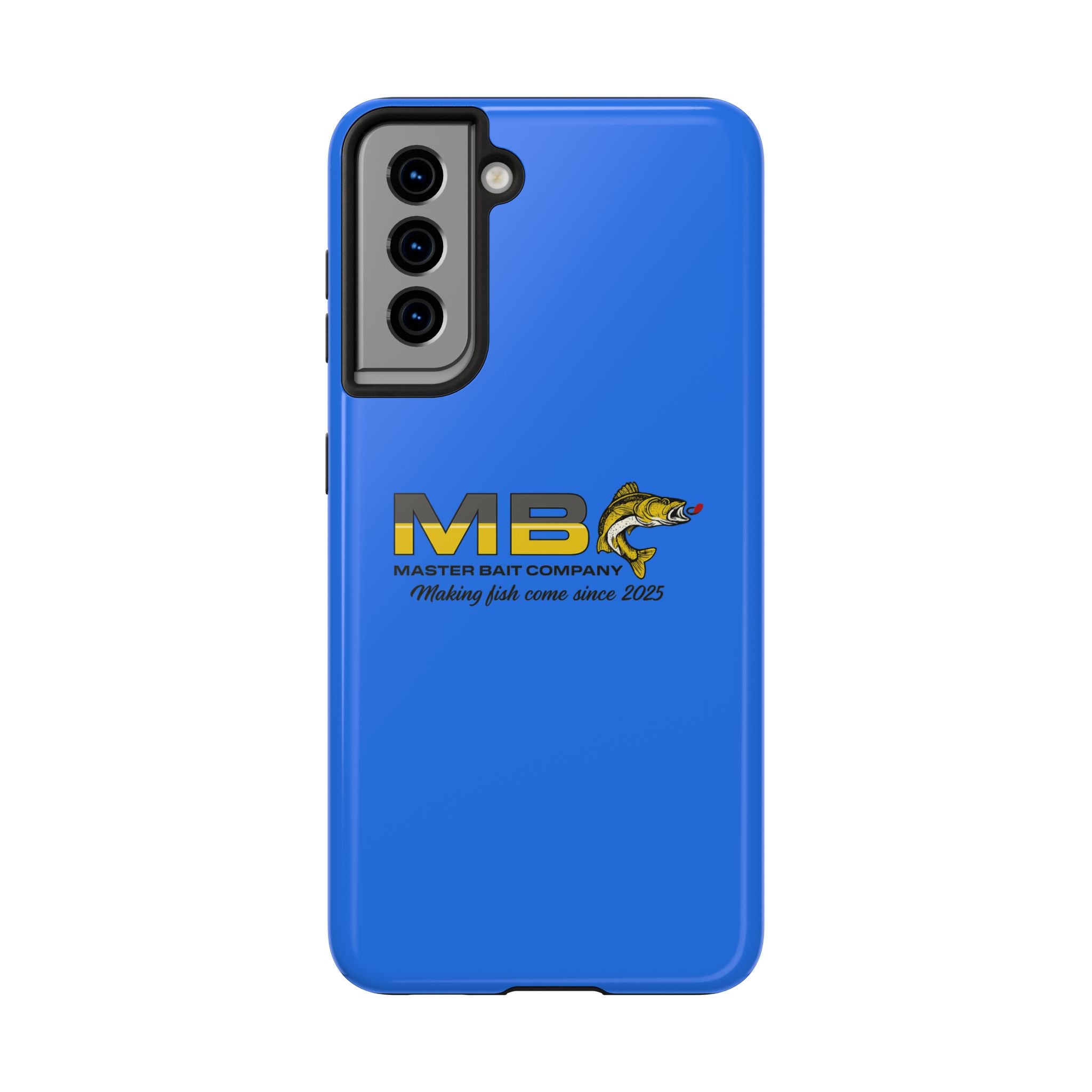 Tough Phone Case - Master Bait Co. Fishing Logo, 'Making Fish Come Since 2025'