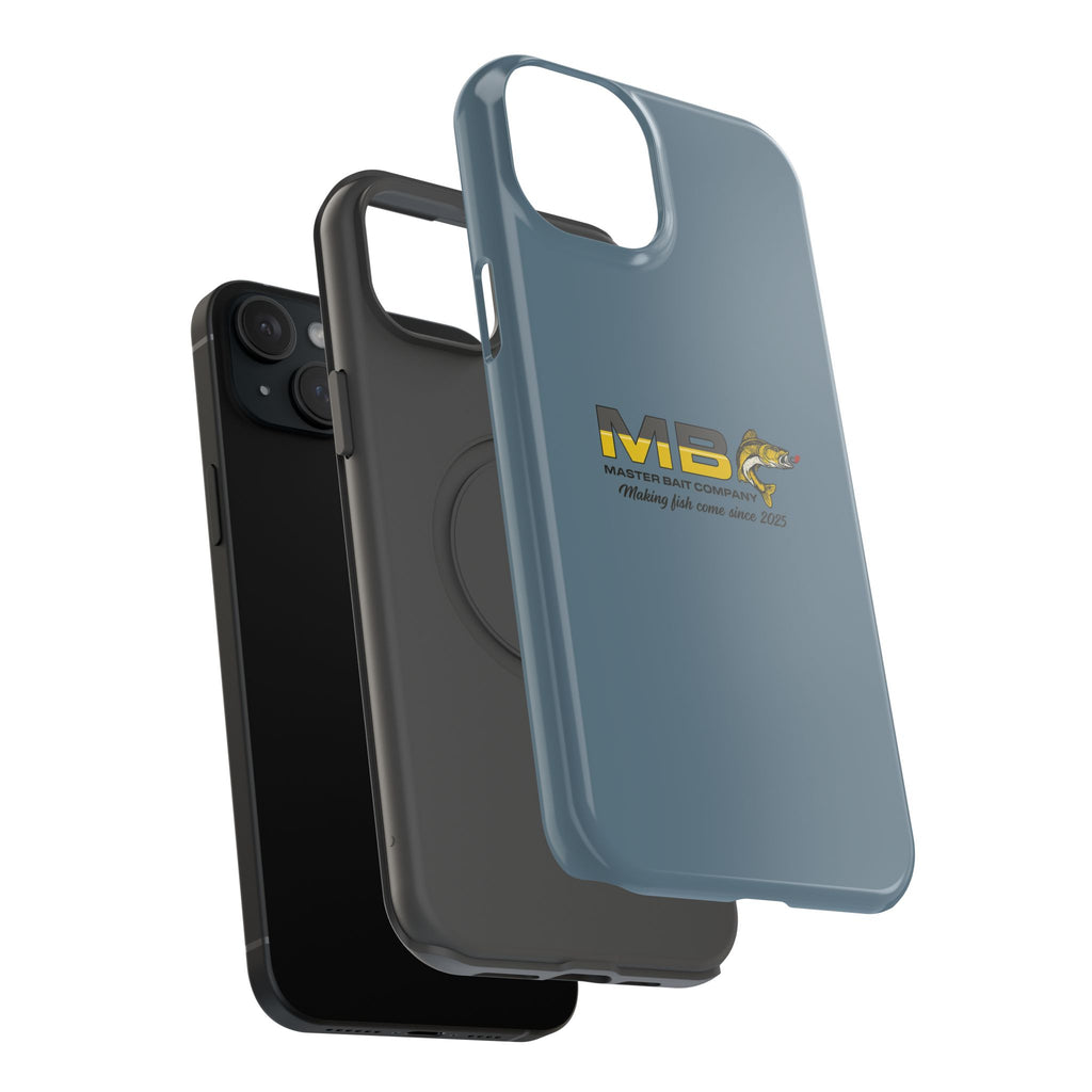 Impact-Resistant Phone Case — MB Master Bait Company Logo (Fishing Theme)