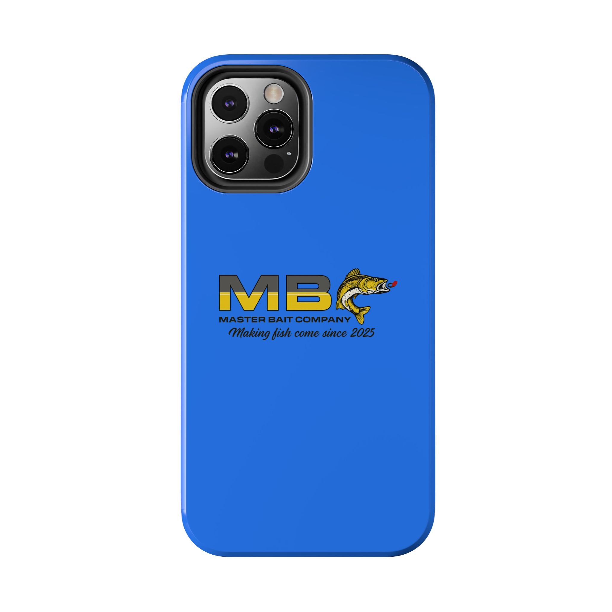 Tough Phone Case - Master Bait Co. Fishing Logo, 'Making Fish Come Since 2025'