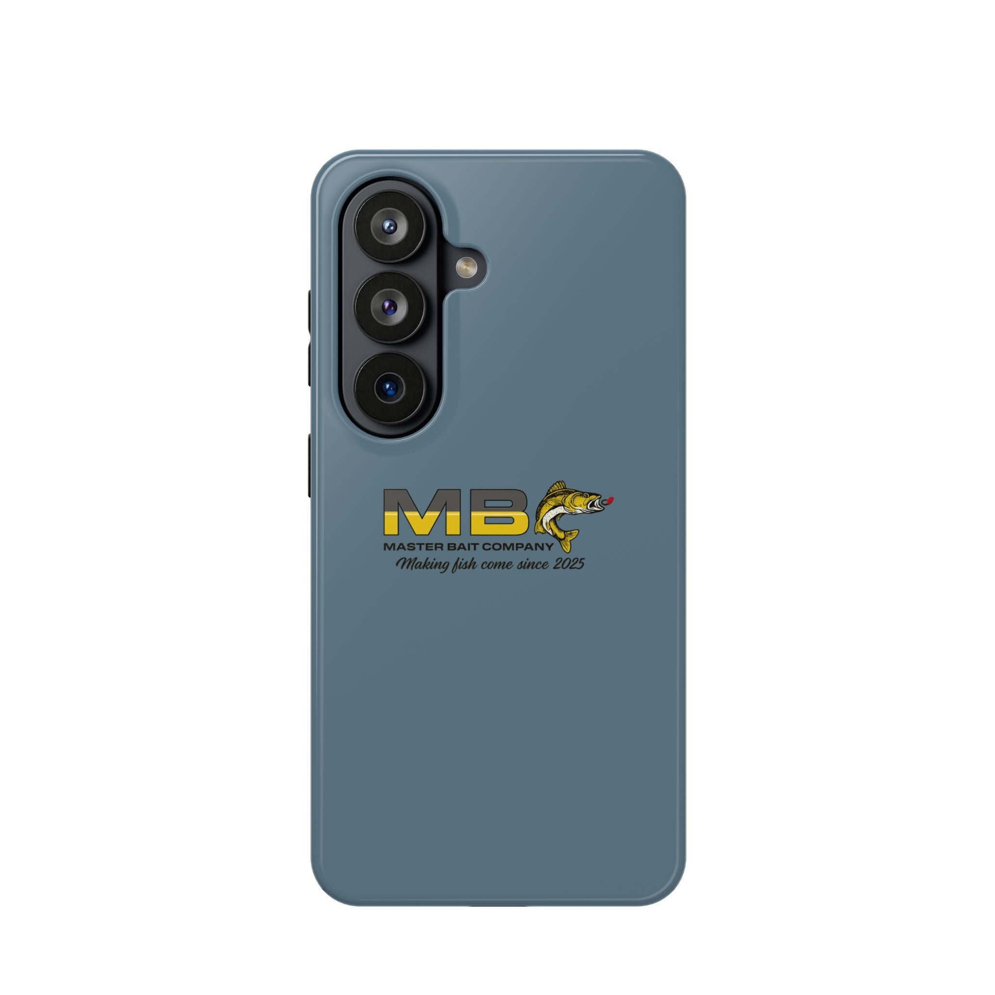 Impact-Resistant Phone Case — MB Master Bait Company Logo (Fishing Theme)