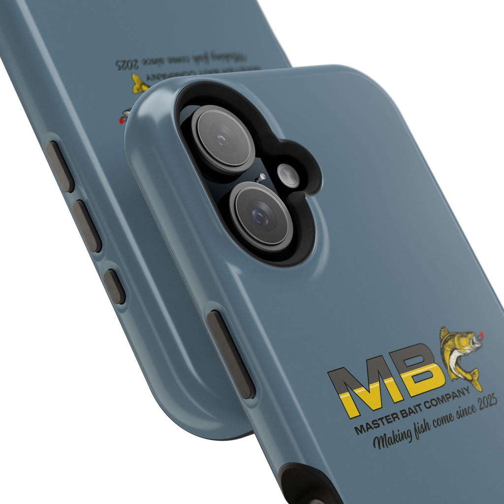 Impact-Resistant Phone Case — MB Master Bait Company Logo (Fishing Theme)