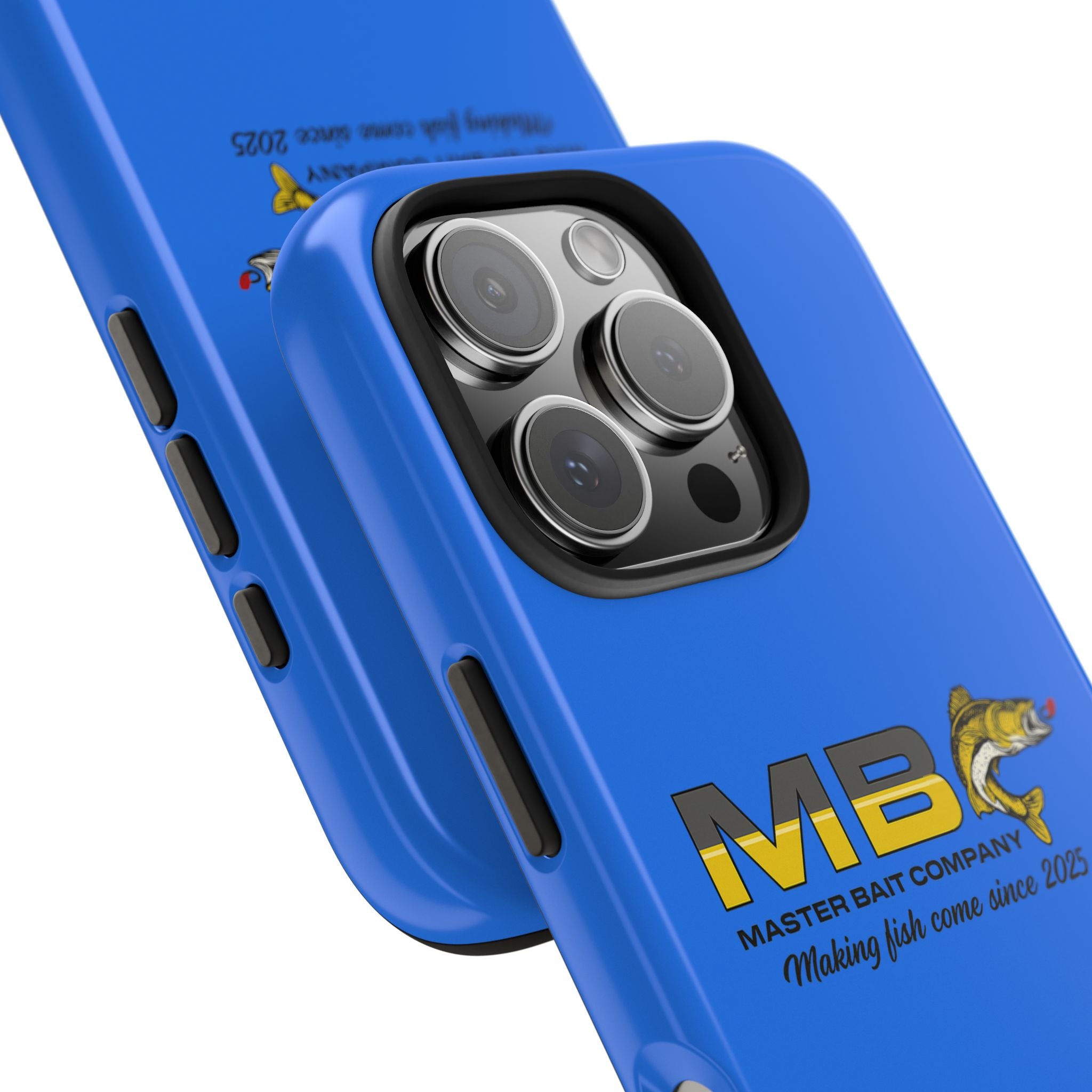 Tough Phone Case - Master Bait Co. Fishing Logo, 'Making Fish Come Since 2025'