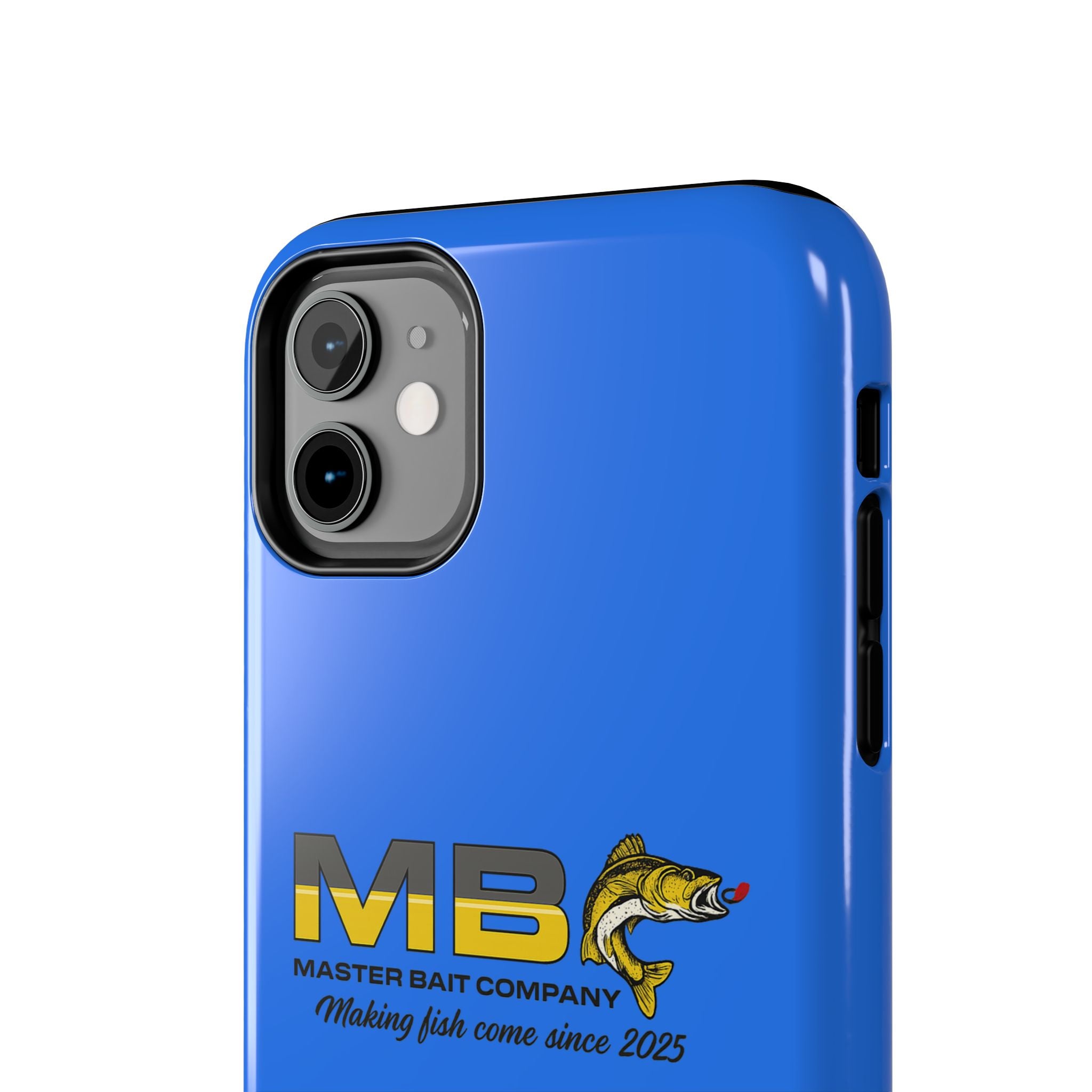 Tough Phone Case - Master Bait Co. Fishing Logo, 'Making Fish Come Since 2025'