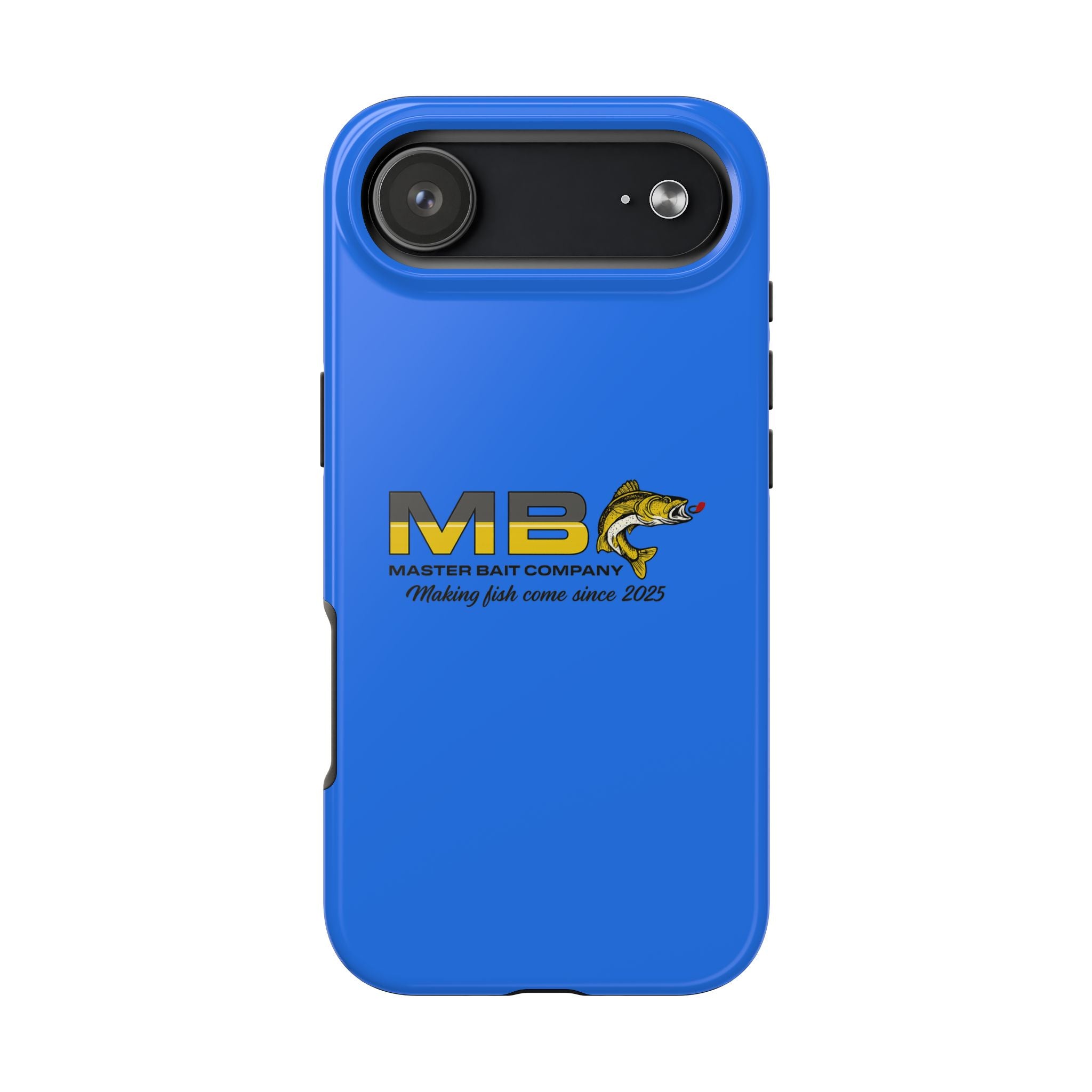 Tough Phone Case - Master Bait Co. Fishing Logo, 'Making Fish Come Since 2025'