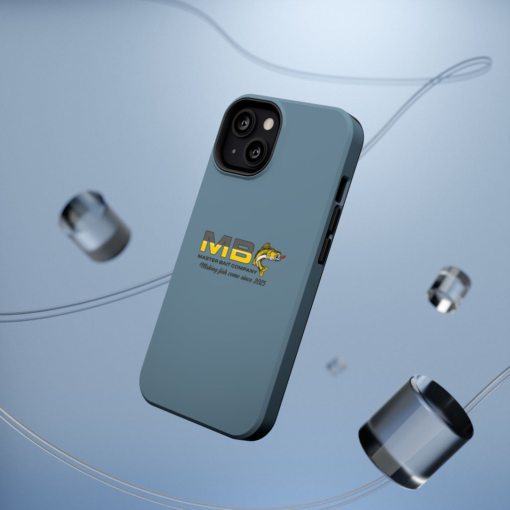 Impact-Resistant Phone Case — MB Master Bait Company Logo (Fishing Theme)
