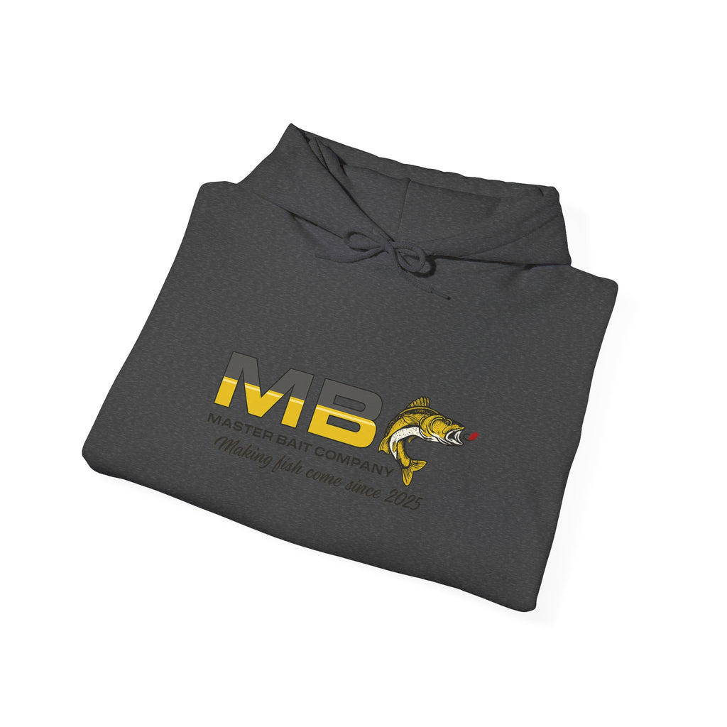 Master Bait Company Fishing Hoodie - ‘‘Making Fish Come Since 2025’’ Crew Hooded Sweatshirt