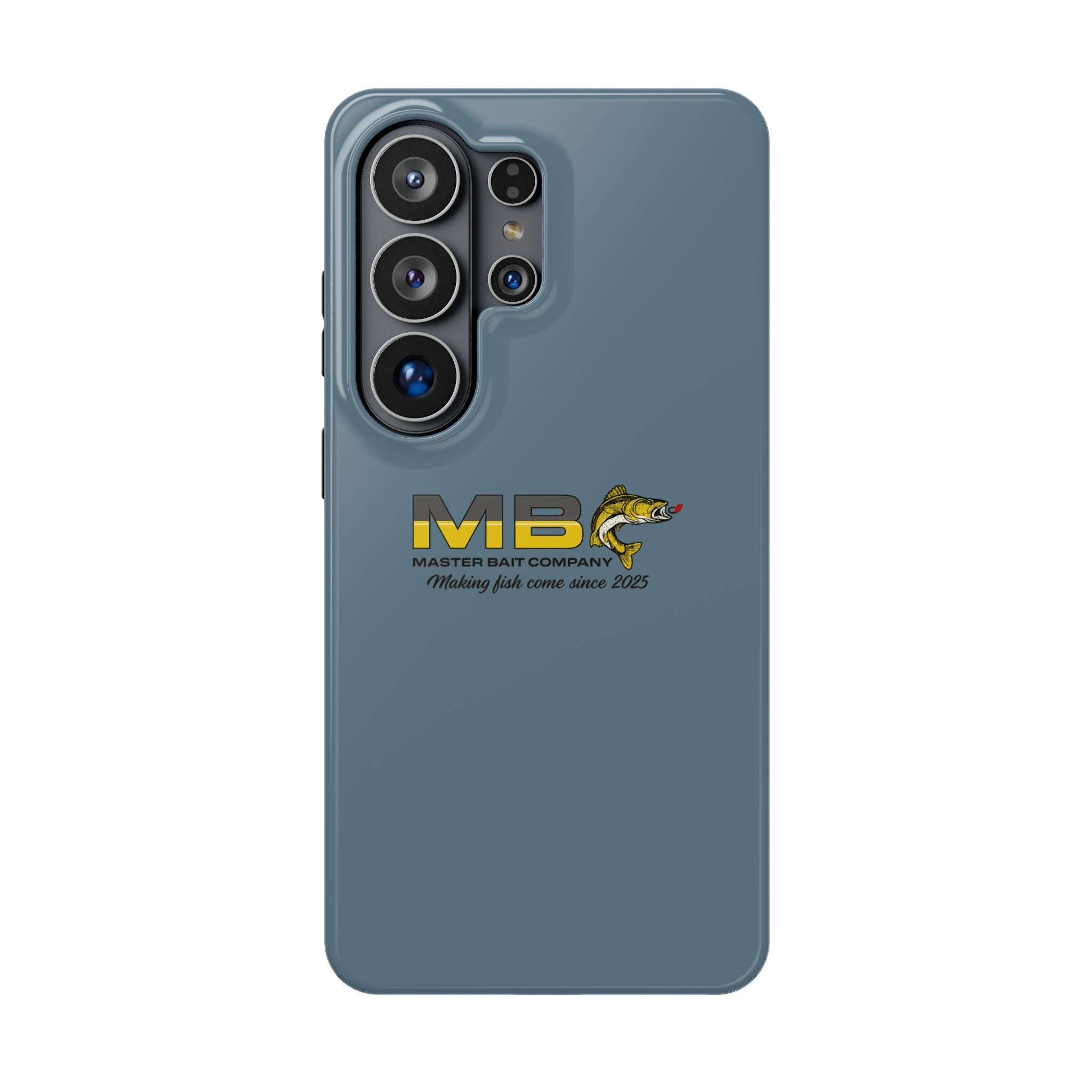 Impact-Resistant Phone Case — MB Master Bait Company Logo (Fishing Theme)