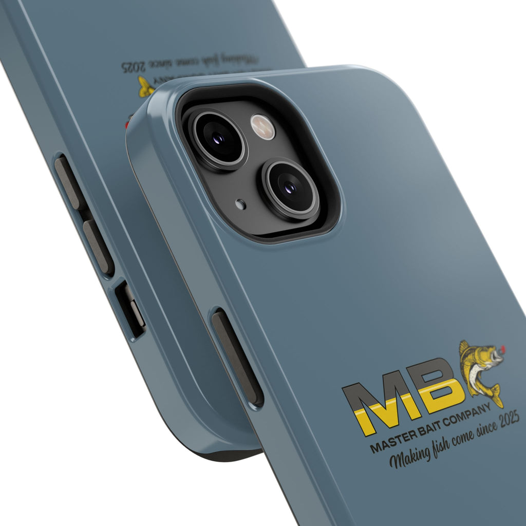 Impact-Resistant Phone Case — MB Master Bait Company Logo (Fishing Theme)