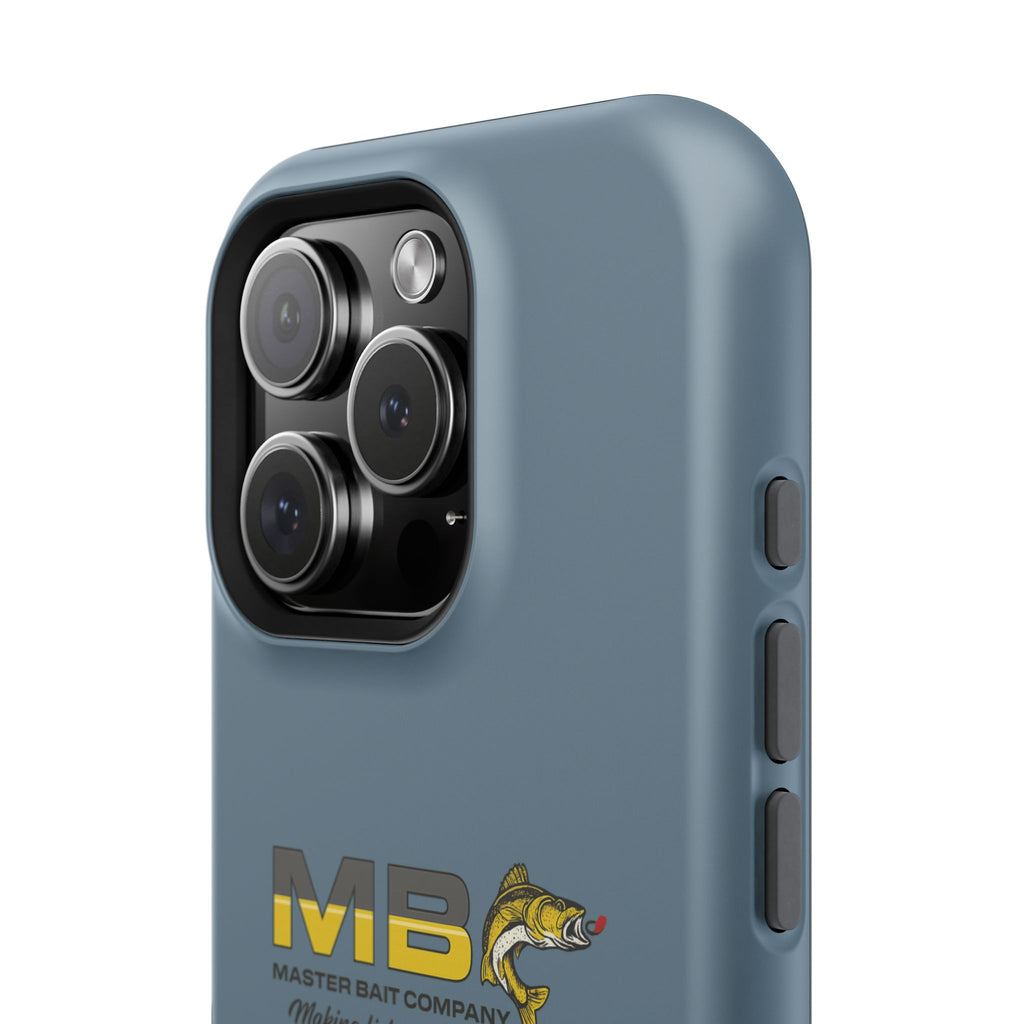 Impact-Resistant Phone Case — MB Master Bait Company Logo (Fishing Theme)