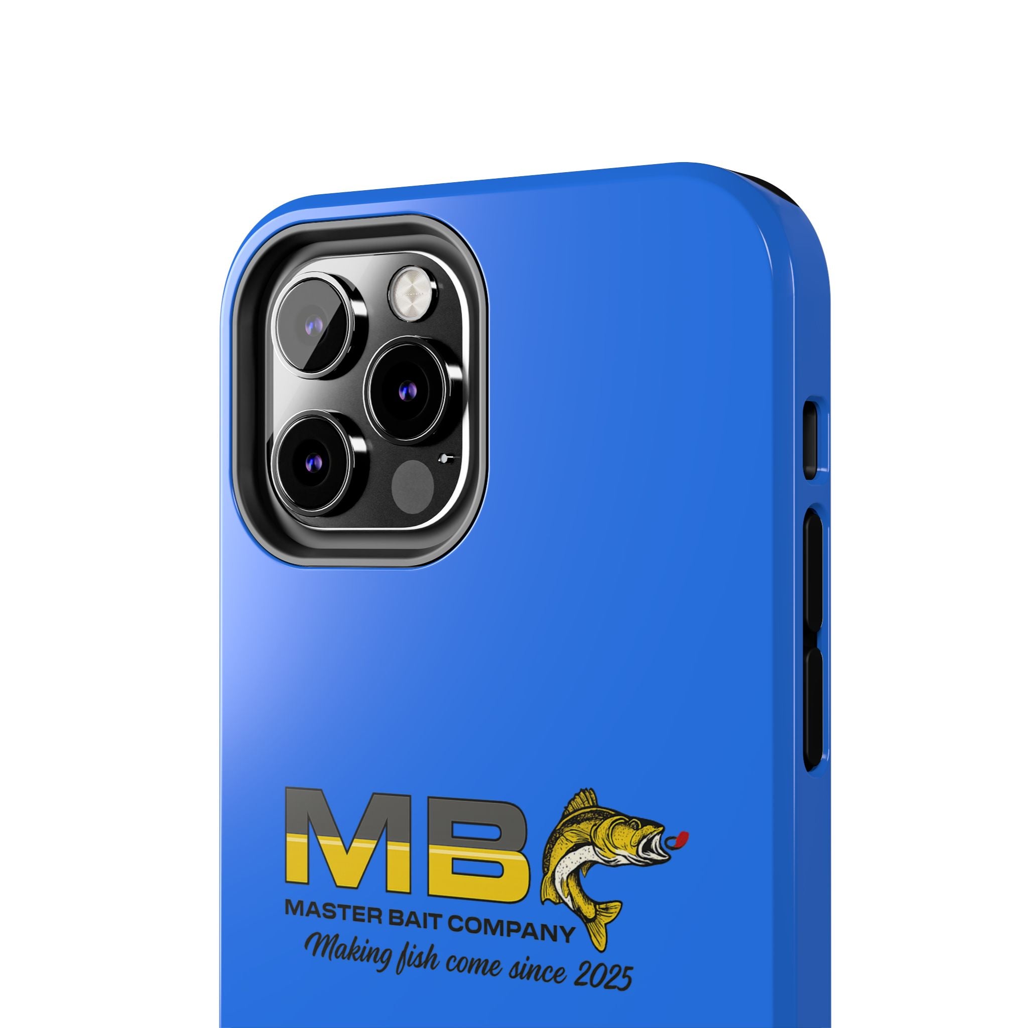 Tough Phone Case - Master Bait Co. Fishing Logo, 'Making Fish Come Since 2025'
