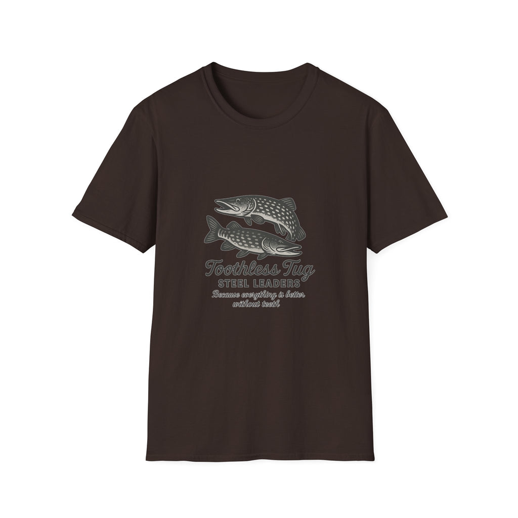 Toothless Tug Steel Leaders Fishing T-Shirt —  Tee