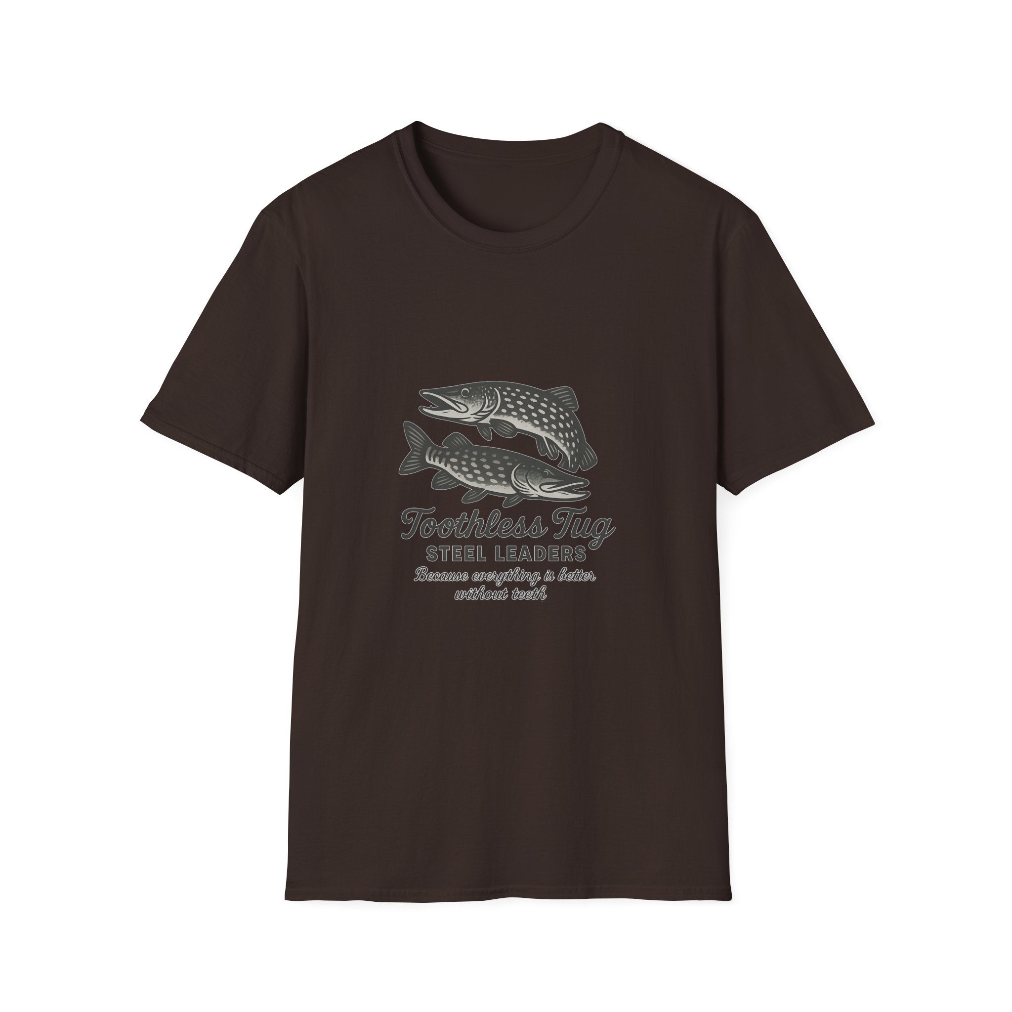 Toothless Tug Steel Leaders Fishing T-Shirt —  Tee