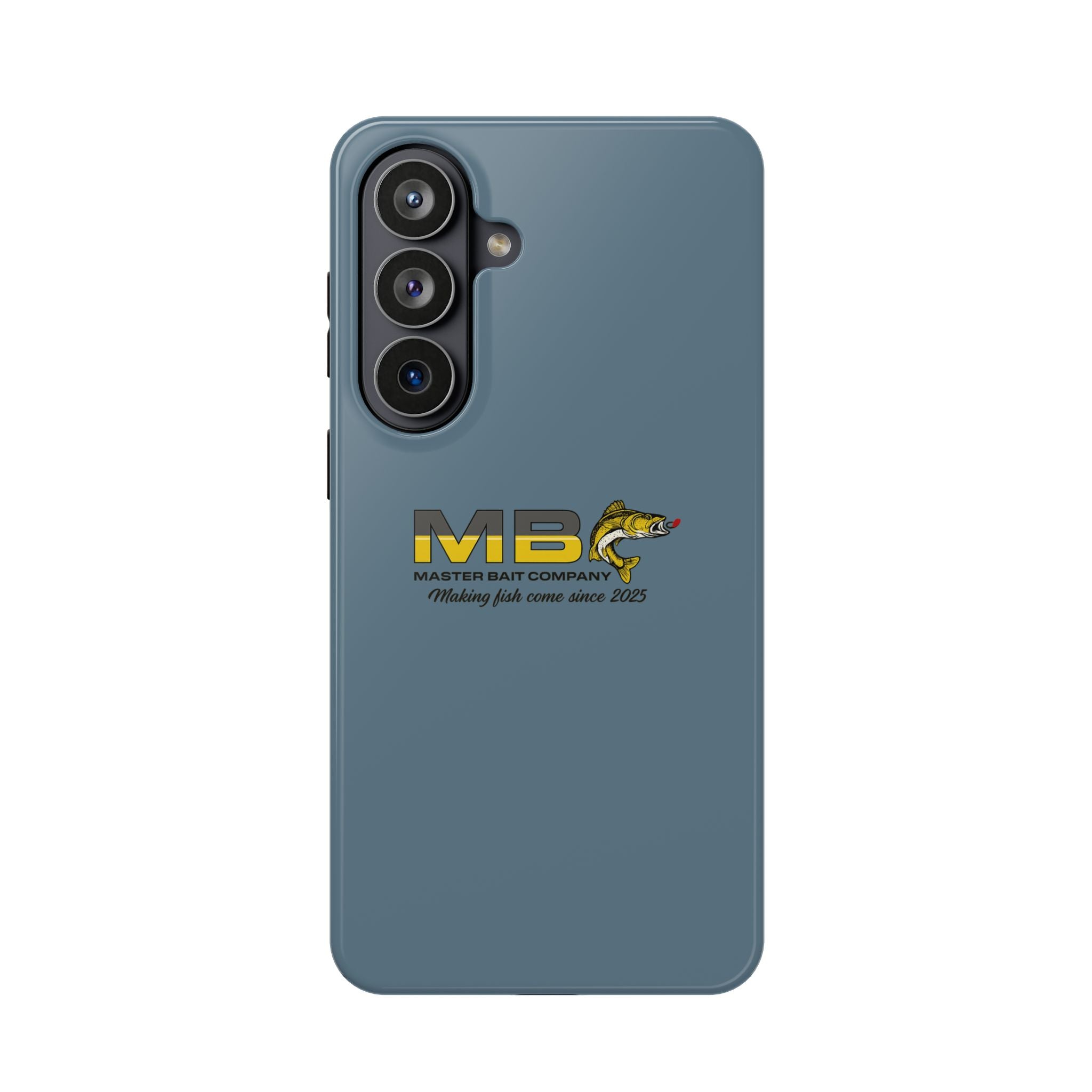 Impact-Resistant Phone Case — MB Master Bait Company Logo (Fishing Theme)