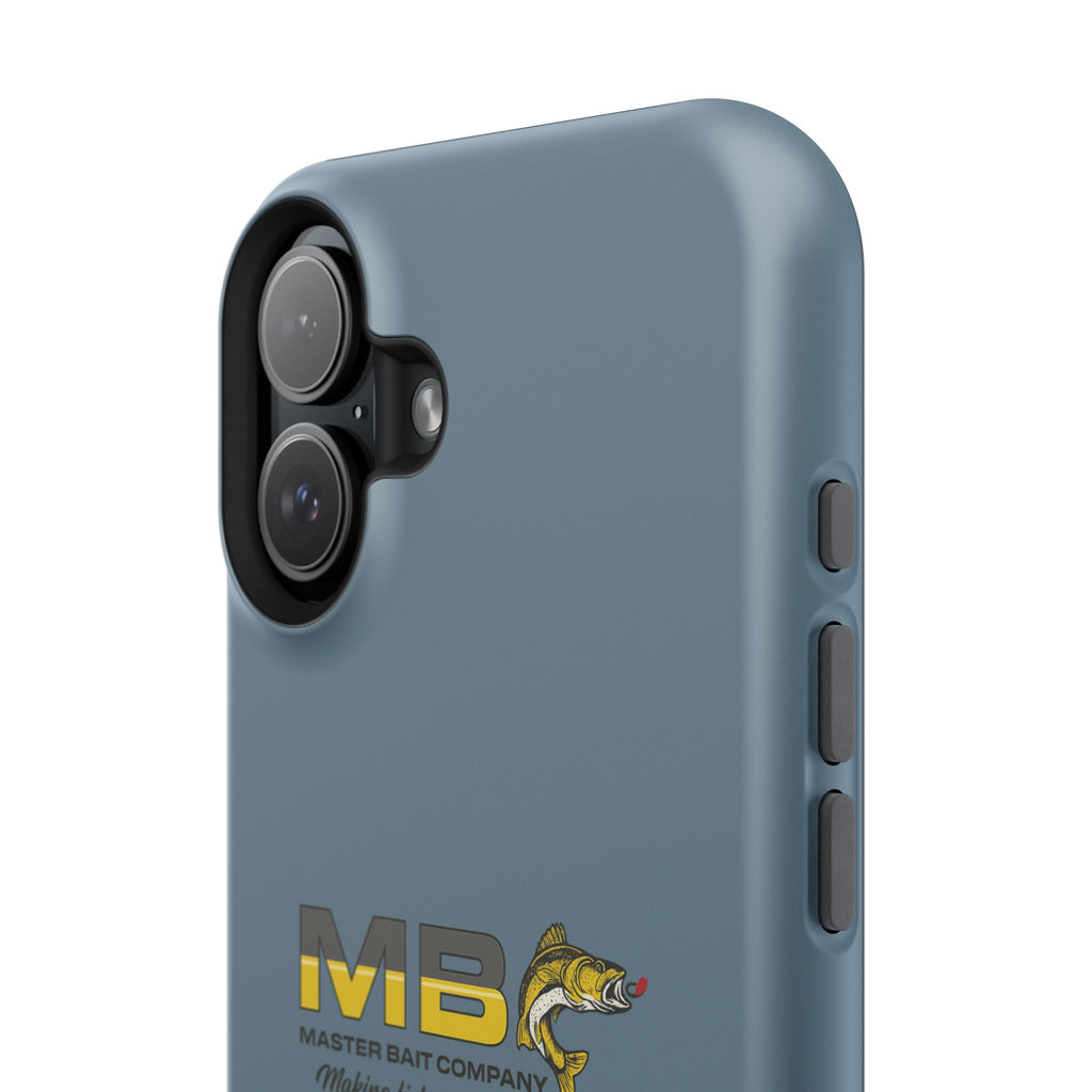 Impact-Resistant Phone Case — MB Master Bait Company Logo (Fishing Theme)