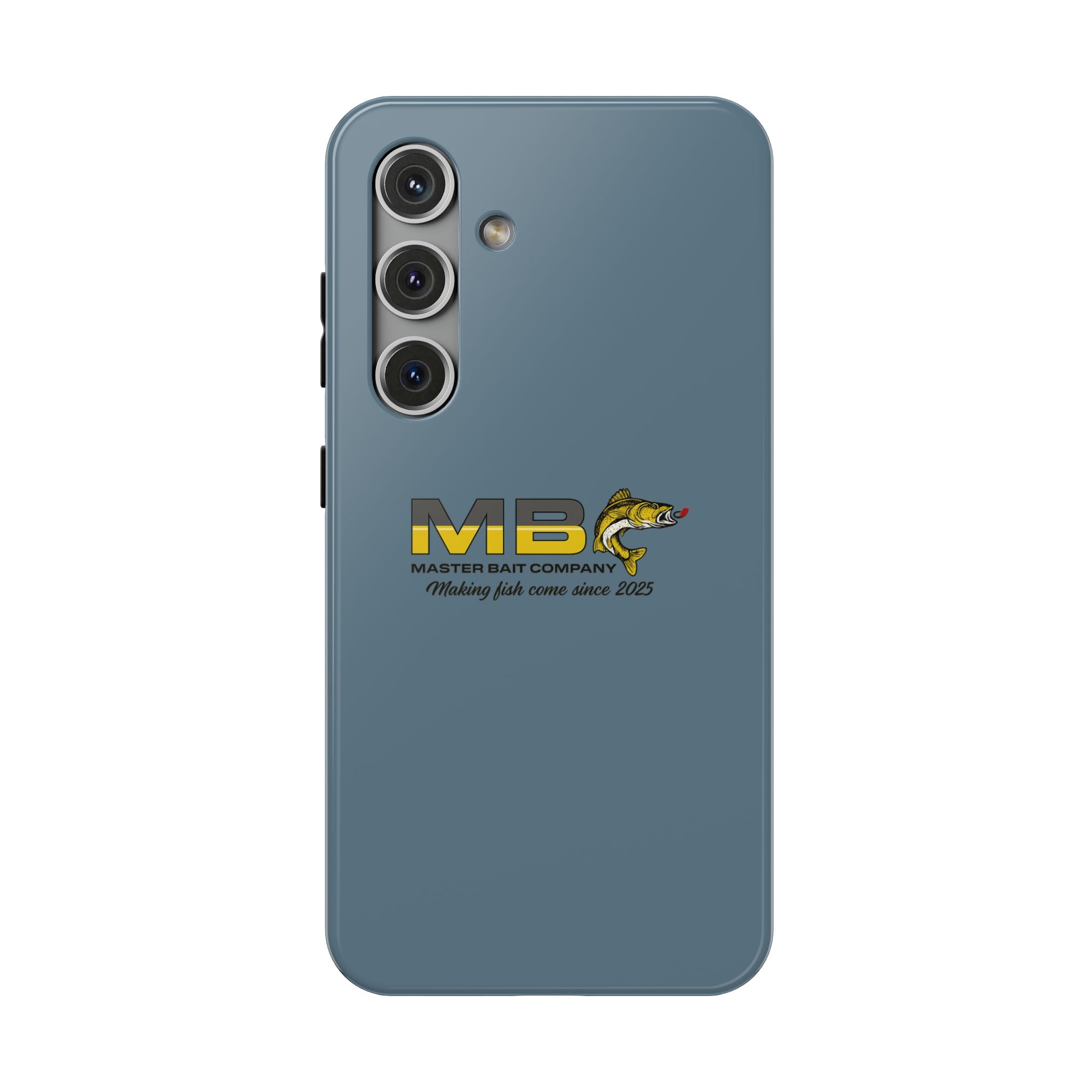 Impact-Resistant Phone Case — MB Master Bait Company Logo (Fishing Theme)
