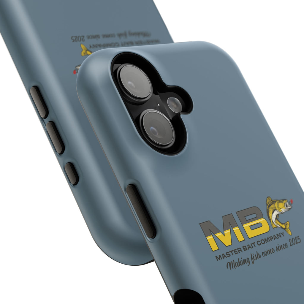 Impact-Resistant Phone Case — MB Master Bait Company Logo (Fishing Theme)