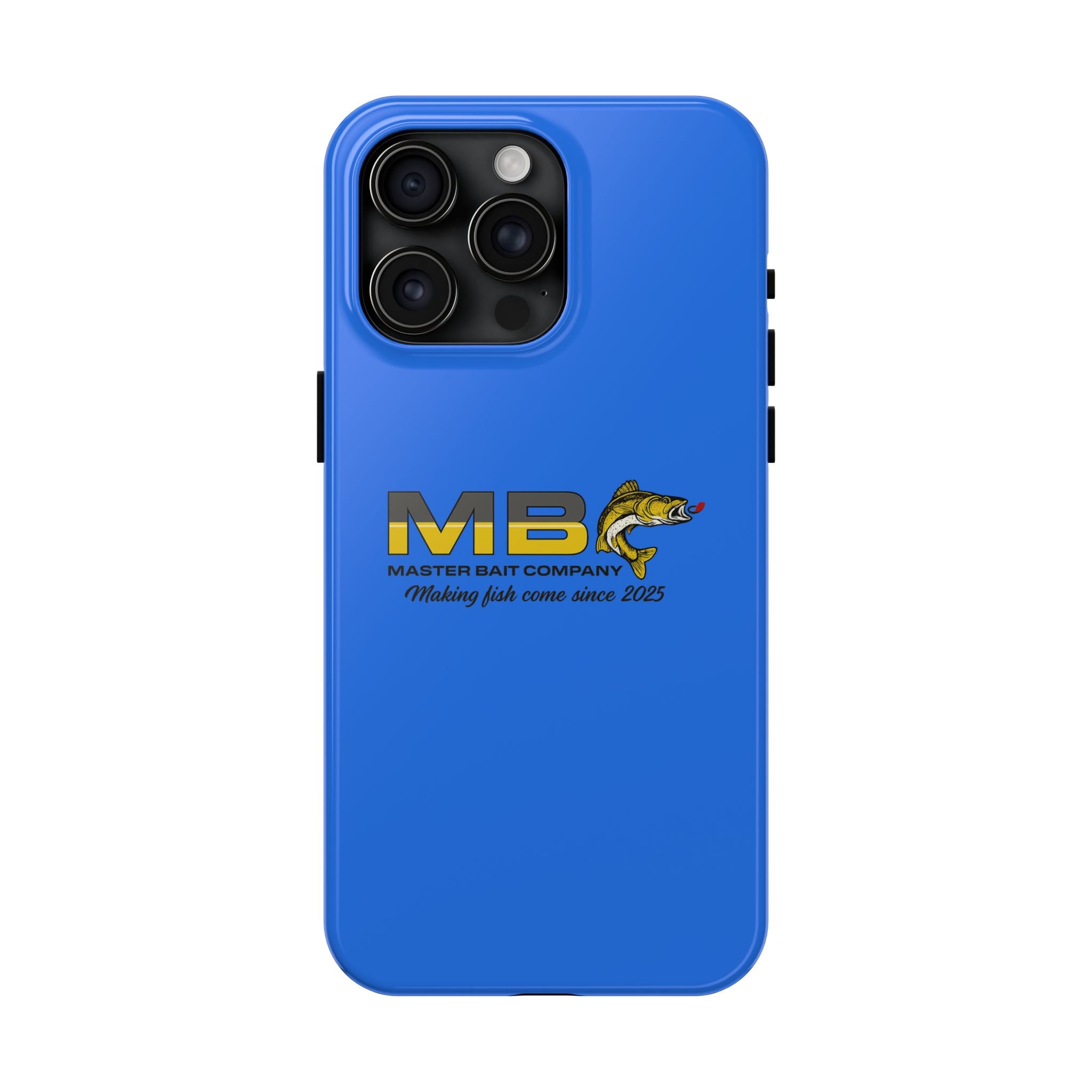 Tough Phone Case - Master Bait Co. Fishing Logo, 'Making Fish Come Since 2025'