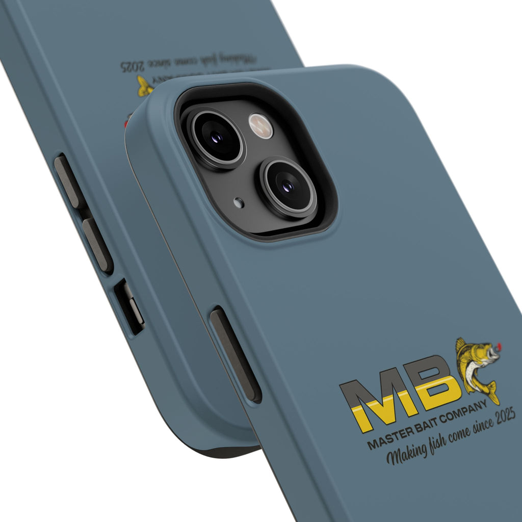 Impact-Resistant Phone Case — MB Master Bait Company Logo (Fishing Theme)