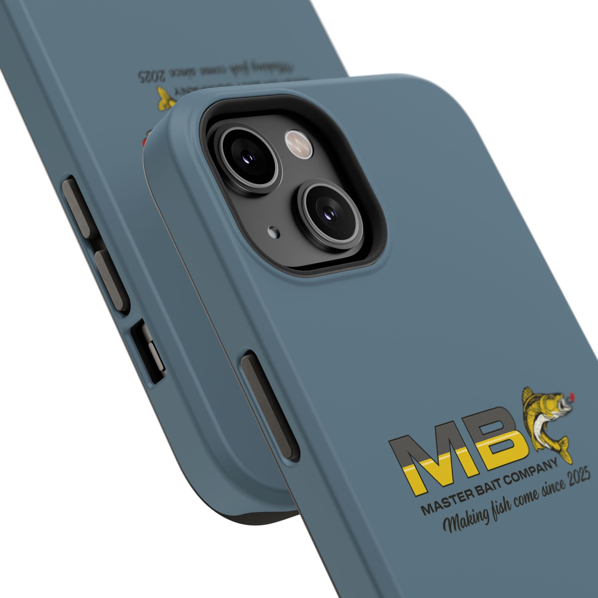 Impact-Resistant Phone Case — MB Master Bait Company Logo (Fishing Theme)