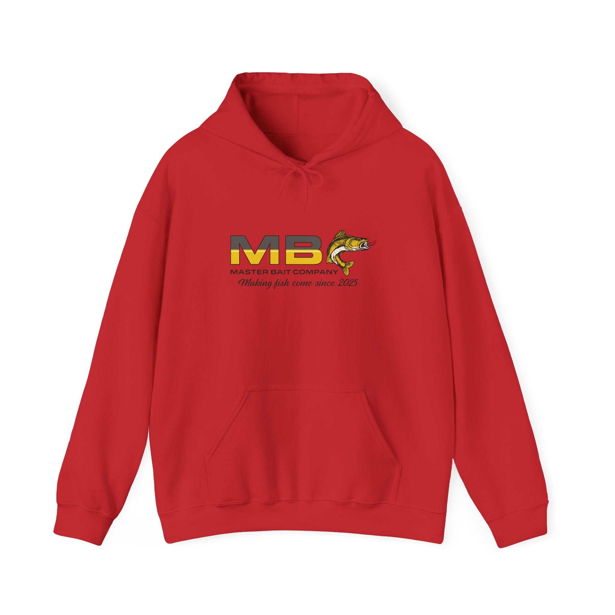 Master Bait Company Fishing Hoodie - ‘‘Making Fish Come Since 2025’’ Crew Hooded Sweatshirt