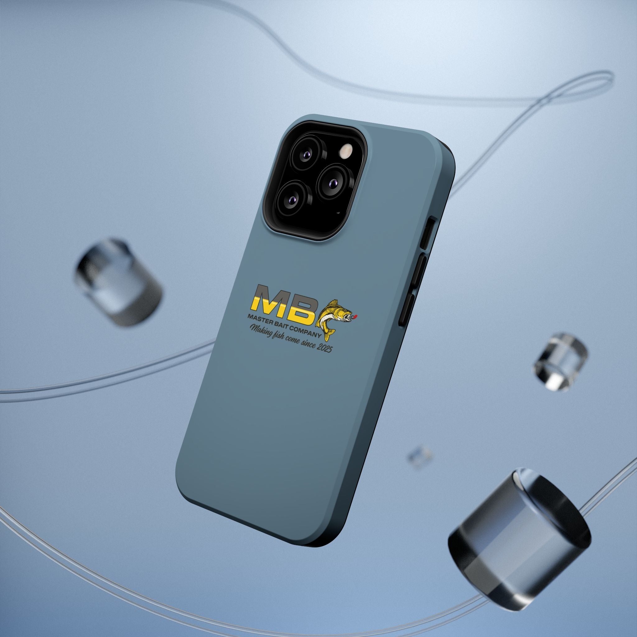 Impact-Resistant Phone Case — MB Master Bait Company Logo (Fishing Theme)