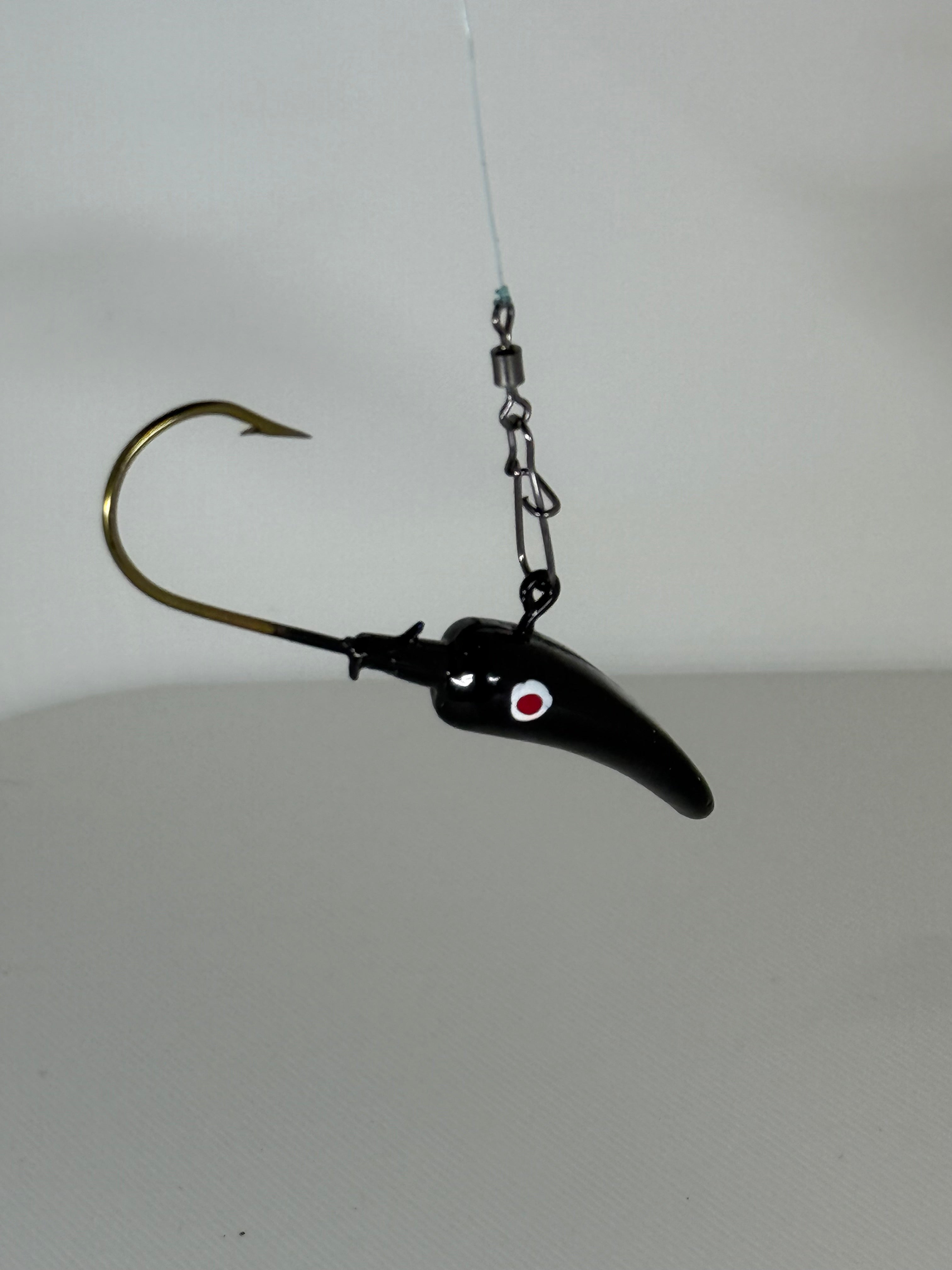 Drifter Jig 1/2 OZ Black - Pack of 8