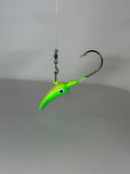 Drifter Jig 1/2 OZ Green and Chartreuse - Pack of 8