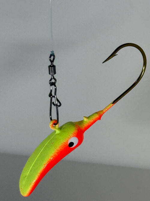 Drifter Jig 1/2 OZ Orange and Chartreuse - Pack of 8