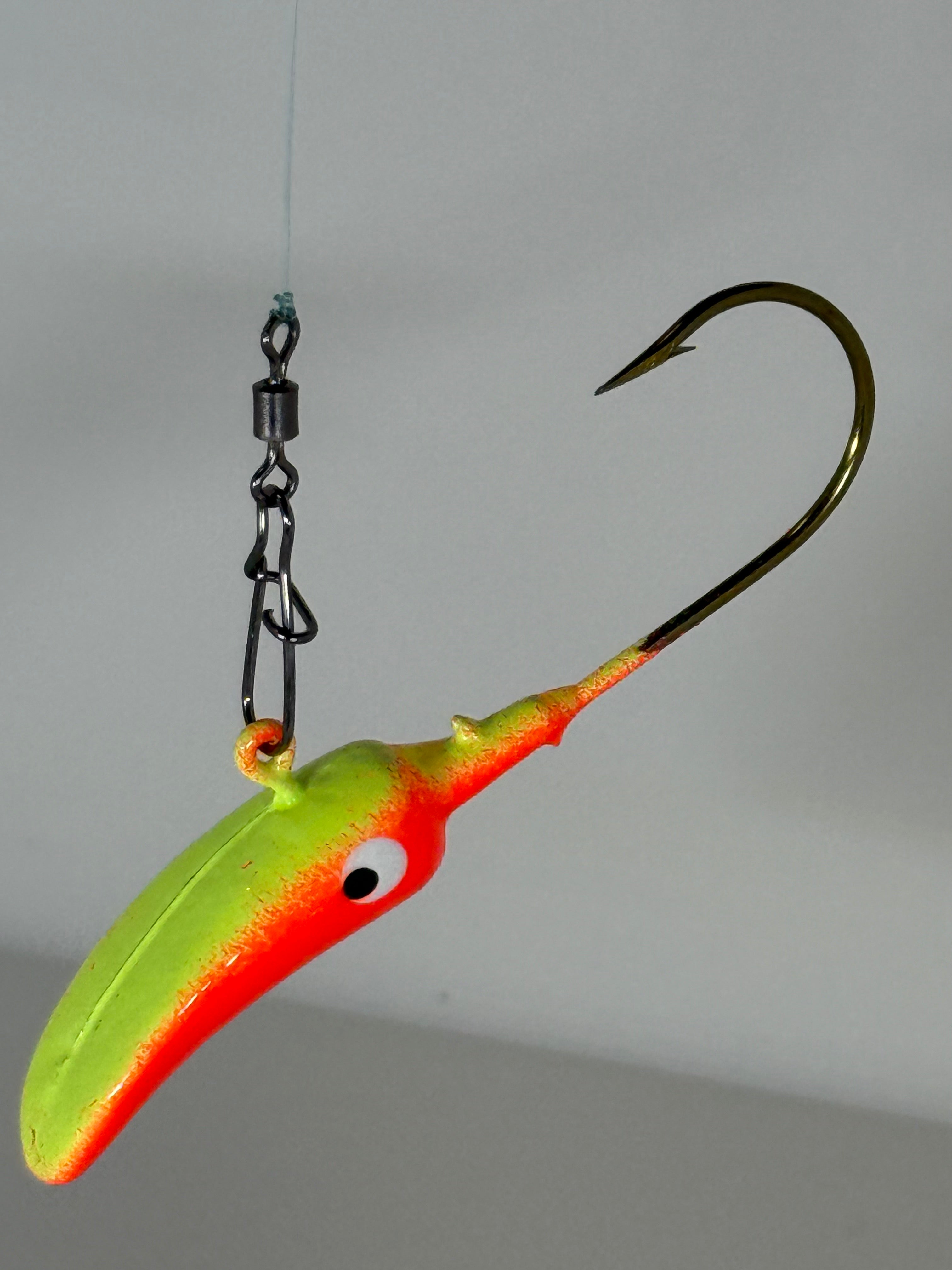 Drifter Jig 1/2 OZ Orange and Chartreuse - Pack of 8