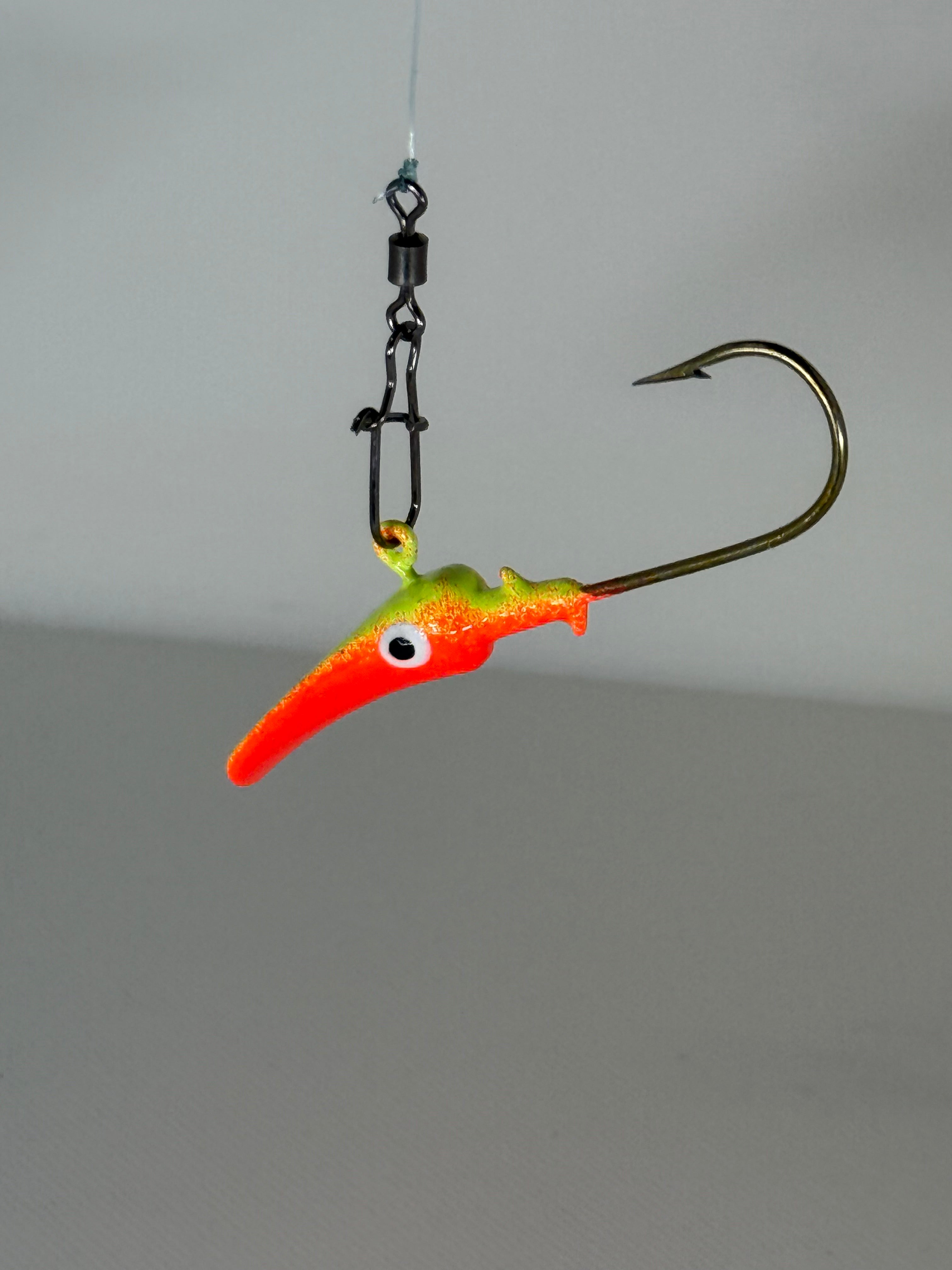 Drifter Jig 1/2 OZ Orange and Chartreuse - Pack of 8