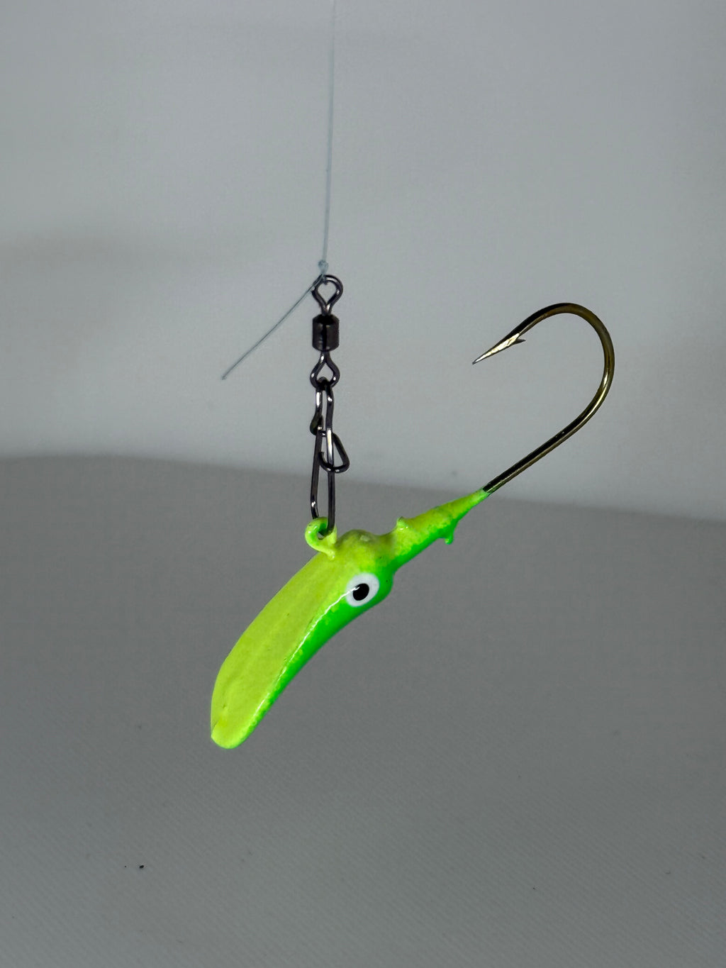 Drifter Jig 1/4 OZ Green and Chartreuse - Pack of 8