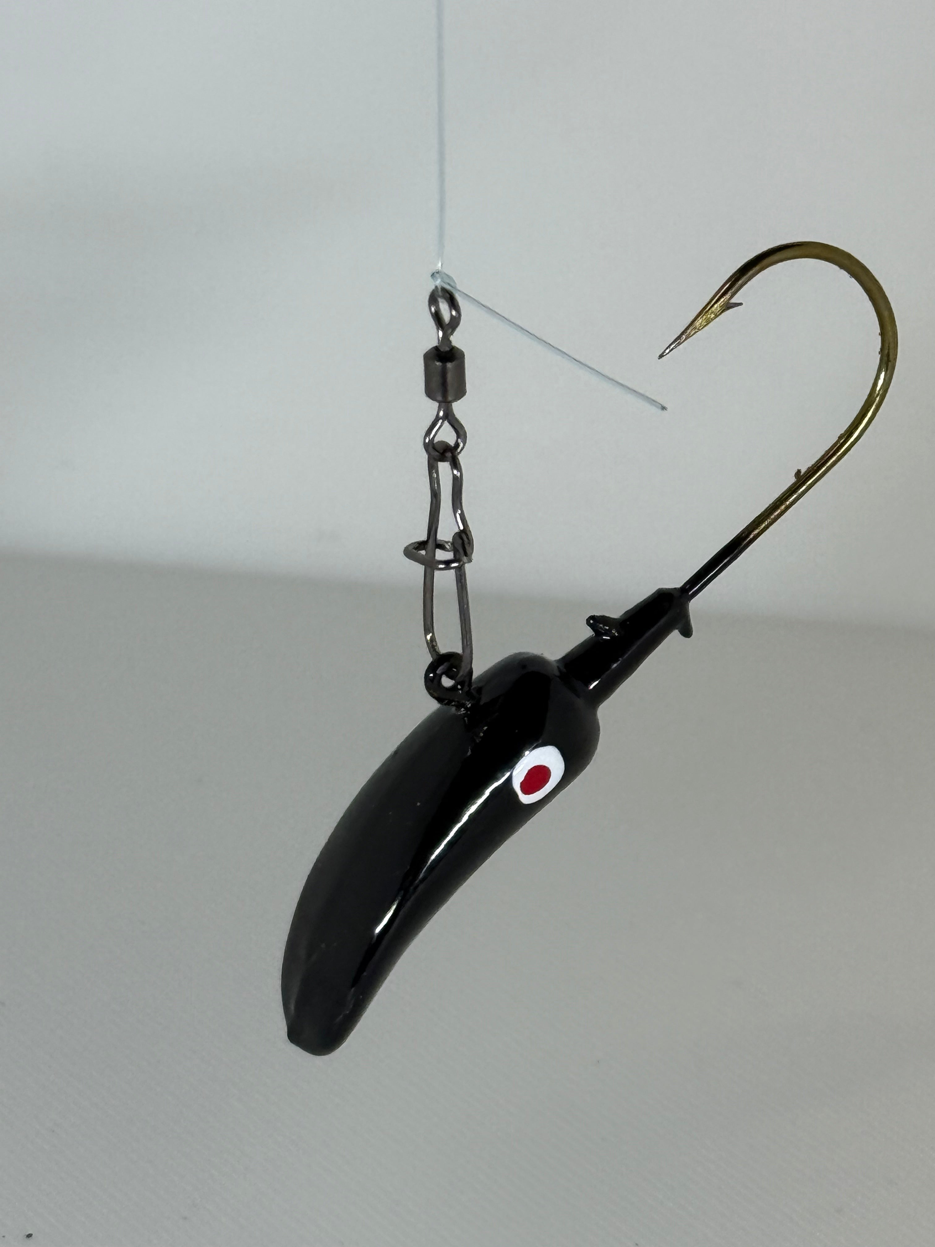 Drifter Jig 3/8 OZ Black - Pack of 8