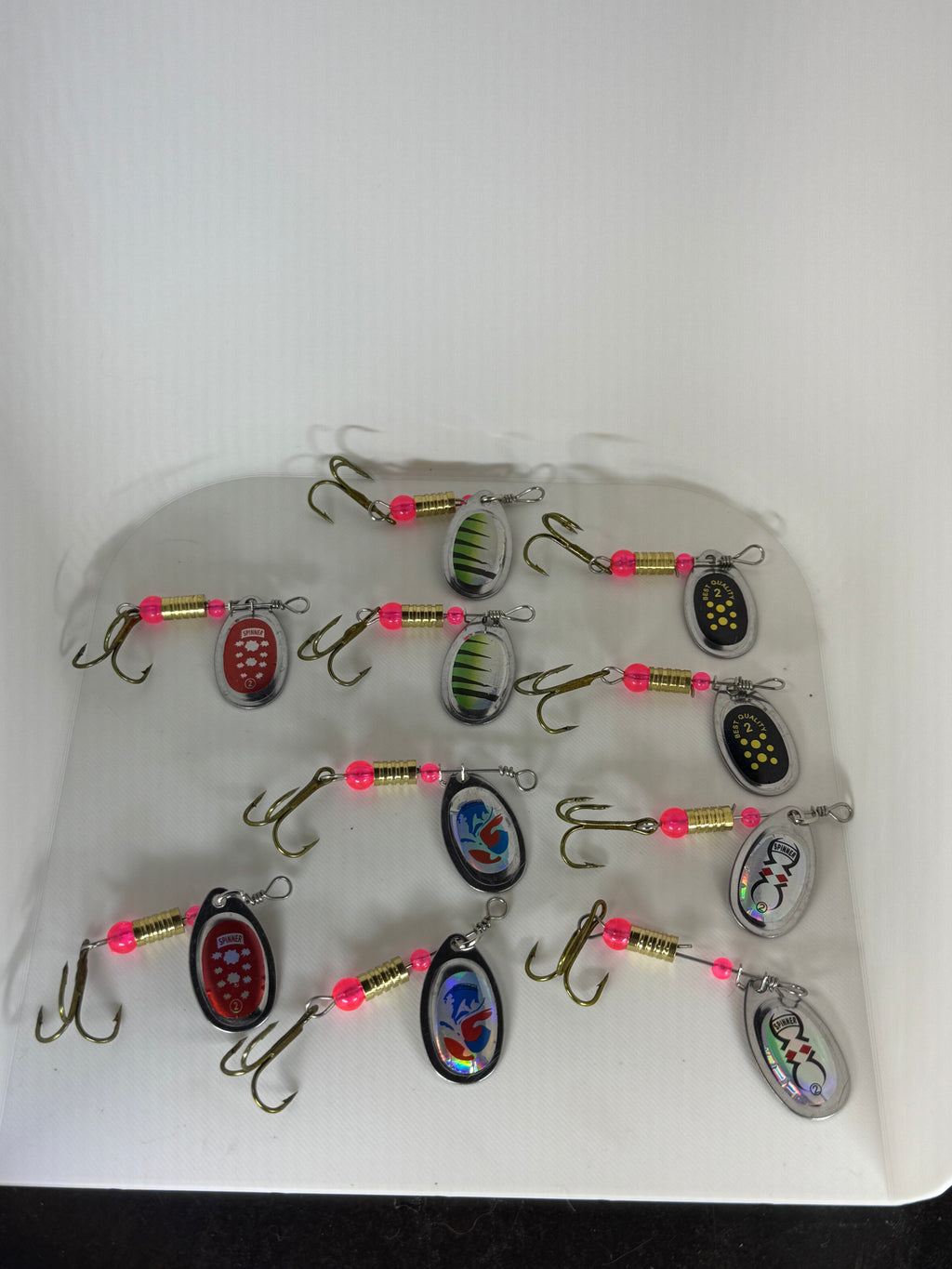 10pc Inline Spinner Bait Kit