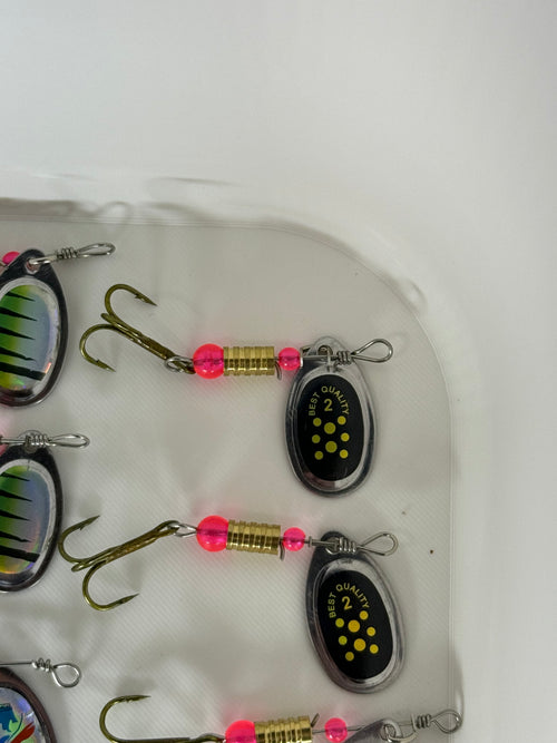 10pc Inline Spinner Bait Kit